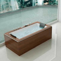 masazine vonia - Masažinė vonia Bellagio Luxury Cascada, 183 x 90 cm - 6 nuotrauka