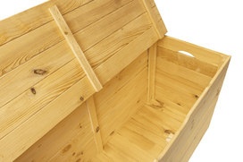 lauko daiktadeze - 4IQ Medinė sodo dėžė, 200 l, 100 cm x 40 cm x 50 cm - 2 nuotrauka
