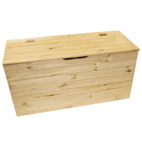 lauko daiktadeze - 4IQ Medinė sodo dėžė, 200 l, 100 cm x 40 cm x 50 cm - 5 nuotrauka