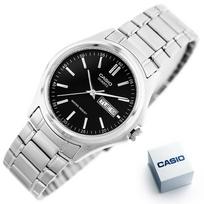 casio laikrodziai vyrams - Casio DATE Juoda Sidabras (Black Silver) - 3 nuotrauka