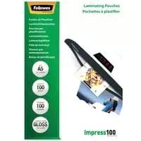 laminavimo plevele - Laminavimo plėvelė Fellowes, 100 μm, 100 vnt. - 4 nuotrauka