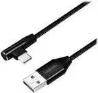 usb c angled - Logilink CU0137 angled cable USB-C 0,3mm Black - 2 nuotrauka