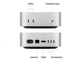 stacionarus kompiuteriai - Apple Mac mini M4 Pro 12C CPU, 16C GPU/24GB/512GB SSD/Sidabras (Silver) - 4 nuotrauka