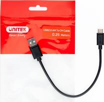 usb y cable - Unitek USB Cable USB-A - USB-C - 4 nuotrauka