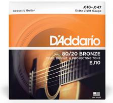 guitar acoustics - Stygos akustinei gitarai D'Addario EJ10 .010 - 4 nuotrauka