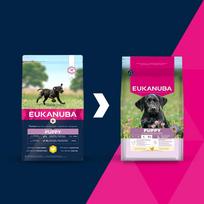 sunu sausas maistas 15 kg - Eukanuba Puppy Large Breed Vištiena (Chicken) 15 kg - 2 nuotrauka
