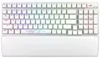 balta klaviatura - Asus ROG Strix Scope II 96 Wireless, balta (White) NX/PBT - 3 nuotrauka