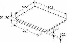 indukcine 80 cm - Bosch PVS831HB1E - 4 nuotrauka