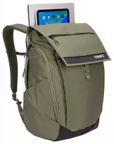 waterproof kuprine - Kompiuterio kuprinė  Thule  Backpack 27L  PARABP-3216 Paramount  Backpack  Soft Green  Waterpro - 4 nuotrauka