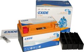 akumuliatoriai 12v 4ah - EXIDE ELTX14H EXIDE 12V 4Ah 240A K+ - 2 nuotrauka