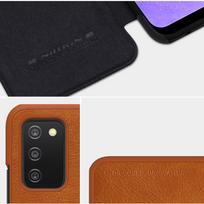 samsung a03 deklai - Nillkin "Qin Book Case Galaxy A03s" Black - 10 nuotrauka