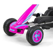 pedaliniai kartingai - Automobilis su pedalais Milly Mally Viper Go-Kart, rožinis - 7 nuotrauka