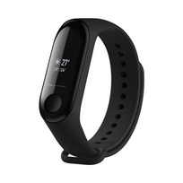 apyranke dirzelis xiaomi mi band - Fixed | Silicone Strap for Xiaomi Mi Band 3/4 | Black | FIXSSTB-1414-BK - 3 nuotrauka