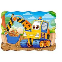 ekskavatorius - Castorland Puzzle Yellow Digger 30pcs - 2 nuotrauka