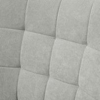 sofa lova - Fotelis HOMCOM Viengulė Sofa-Lova, Pilka (Grey) - 3 nuotrauka