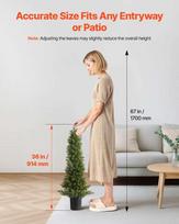 kedras - HOMCOM Skalbinių krepšys Pinta, natūrali (Natural), 100 l - 8 nuotrauka