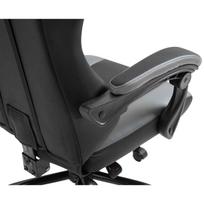 zaidimu kede su koju atrama - Vinsetto žaidimų kėdė, Juoda/Pilka (Black/Grey) - 2 nuotrauka
