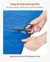 grindu paklotas - HOMCOM Ergonominė biuro kėdė, pilka (Gray) - 8 nuotrauka