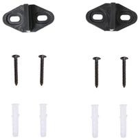 stumdomos durys - HOMCOM Stumdomųjų durų sistema, juoda (Black) - 5 nuotrauka