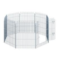 voljeras - Pawhut Metalinė sulankstoma tvorelė augintiniams, šuniukų aptvaras 63x91 cm - 3 nuotrauka