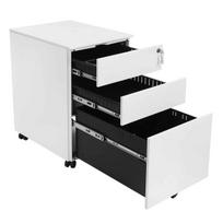 rakinama stalciu spintele - Komoda Songmics OFC60WT, balta (White) - 4 nuotrauka