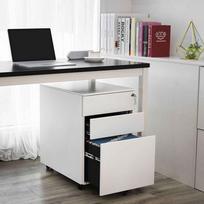 rakinama stalciu spintele - Komoda Songmics OFC60WT, balta (White) - 6 nuotrauka