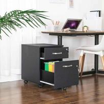 ratukai - VASAGLE Rakinama dokumentų spintelė LCD22BV1, juoda (Black) - 4 nuotrauka