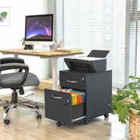 ratukai - VASAGLE Rakinama dokumentų spintelė LCD22BV1, juoda (Black) - 5 nuotrauka