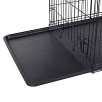 voljeras sunims - Feandrea Šunų narvas XL su 2 durimis, juodas (Black) - 4 nuotrauka