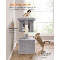 platforma - Feandrea draskyklė katėms 101 cm su didele platforma, šviesiai pilka (Light Grey) - 2 nuotrauka