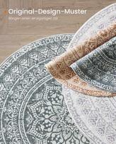 apvalus kilimai 160 160 - Kilimas SONGMICS Apvalus Boho 160 cm, antracito pilkas (Anthracite Grey) - 2 nuotrauka