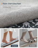 apvalus kilimai 160 160 - Kilimas SONGMICS Apvalus Boho 160 cm, antracito pilkas (Anthracite Grey) - 4 nuotrauka