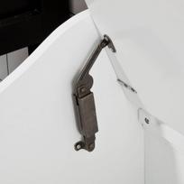 skalbiniu deze - Sobuy Skalbinių dėžė FSR40-W, balta/šviesiai ruda (White/Light Brown) - 5 nuotrauka