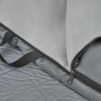 lova su ciuziniu - SoBuy kempingo palapinė, pilka/juoda (Gray/Black), OGS60-L-HG - 6 nuotrauka