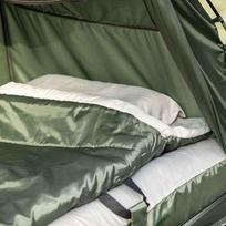 lovos palapine - Sobuy OGS32-GR Lauko gultas su palapine, žalias (Green) - 5 nuotrauka