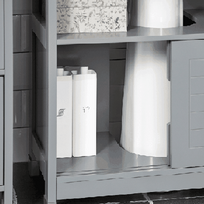 isk vonios spinteles - Sobuy "Vanity Unit" vonios kambario spintelė Vanity Unit FRG128-II-SG - 4 nuotrauka