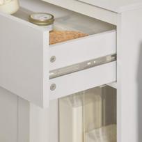 spintele su stalciais - Vonios spintelė Sobuy BZR66-W, balta/auksinė (White/Gold) - 6 nuotrauka