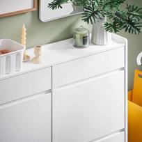 prieskambario baldai - Sobuy Batų spinta FSR169-W, balta (White) - 7 nuotrauka