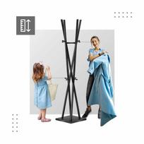 spinta balta drabuziu - Sobuy Batų suoliukas su daiktadėže FSR119-W, baltas/pilkas (White/Grey) - 7 nuotrauka
