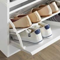 prieskambario baldai - SoBuy suoliukas su batų dėže FSR98-W, baltas (White) - 4 nuotrauka