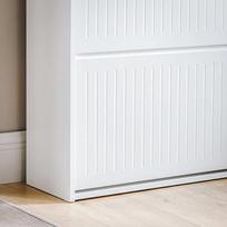 prieskambario baldai - SoBuy Batų spintelė FSR165-W, balta (White) - 4 nuotrauka