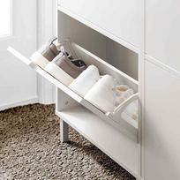 prieskambario baldai - Sobuy Batų spinta FSR151-H-W, balta (White) - 4 nuotrauka
