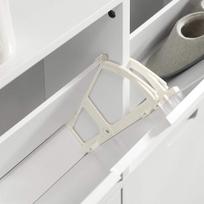 prieskambario baldai - Sobuy Batų spinta FSR100-W, balta (White) - 5 nuotrauka