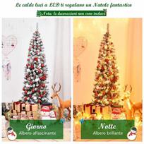 dirbtine egle - Bonideco Select Dirbtinė LED eglė 61x180cm., žalios/baltos spalvos - Atgauk 20% - 2 nuotrauka