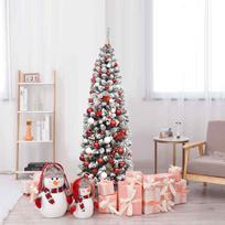 dirbtine egle - Bonideco Select Dirbtinė LED eglė 61x180cm., žalios/baltos spalvos - Atgauk 20% - 8 nuotrauka