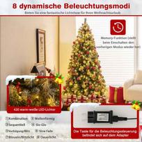 dirbtine egle - Bonideco Select Dirbtinė LED eglė 106x195cm., žalios spalvos - Atgauk 20% - 2 nuotrauka