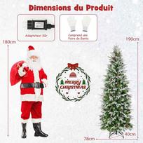 dirbtine egle - Bonideco Select Dirbtinė LED eglė 78x190cm., žalios spalvos - Atgauk 20% - 4 nuotrauka