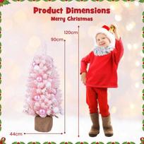 dirbtine egle - Bonideco Select Dirbtinė eglė 44x90cm., rožinės spalvos - Atgauk 20% - 6 nuotrauka