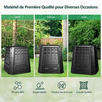 lauko deze - Bonideco Select Komposto dėžė 78x64x80cm., juodos spalvos - 7 nuotrauka