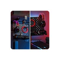huzaro stalai juodas - Huzaro Sync 3.0 Stalo Organizacinė Sienelė, Juoda (Black) - 4 nuotrauka
